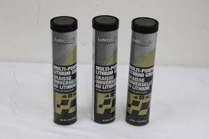 LubriMatic Multi-Purpose Lithium Grease 14 oz (Lot of 3)