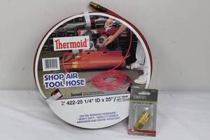 Thermoid Shop Air Hose 14 in. ID x 25 ft - Part No. 422-25 (250 PSI)