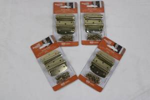 National Hardware Brass Spring Hinges 2 in. - 4-Pack (8 Hinges Total)
