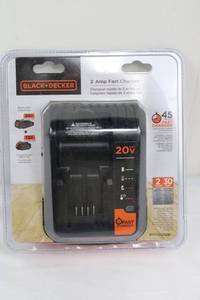 Black & Decker 2-Amp 20V Fast Charger for LBXR20 Li-Ion Battery