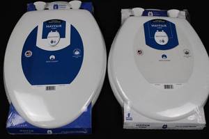 Mayfair Westport Round Toilet Seat by Bemis - 2 Pack (White)