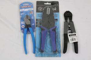 Channel-Lock 7in Diagonal Cutting Pliers & Master Mechanic 8in Mini Bolt Cutter