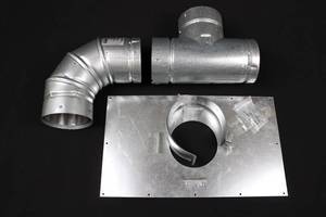 Selkirk 4RV Gas Vent Tee 4x4 RV Type B - Made in Mexico