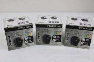 Legrand 3861CC5 Angle Plug - 125250V, 3P, 3W (Lot of 3)