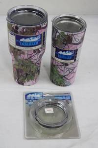 Pink Camouflage Tumblers 20 Oz & 30 Oz - 2-Pack