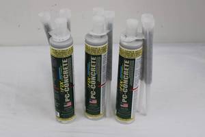 Concrete Repair Epoxy Cartridges (Lot of 5)