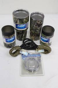 Camouflage 30 oz Tumbler Set - 2 Pack with Braided Handles & Splash Lid