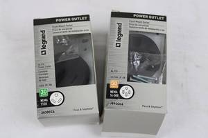 Pass & Seymour TT30 & 14-50R Travel Trailer Power Outlets (Lot of 2)