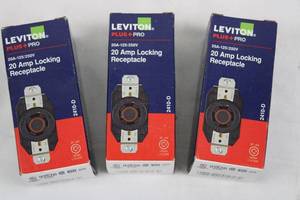 Leviton 2410-D Plus & Pro 20A-125250V Locking Receptacle L14-20R