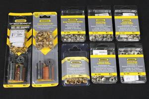 General Brass Grommet Kit 14 in (6 mm) & General Screw Snap Fastener Kit Nos. 1266-1268