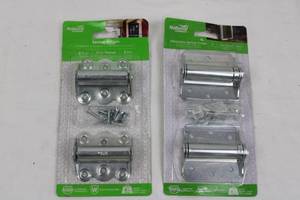 National Hardware Spring Hinges Adjustable Zinc-Plated 2-34 in & 3 in - 2 Packs