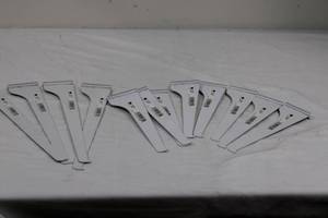 Knape & Vogt 180 ANO 8 Bracket - Anochrome 8-Inch Shelf Bracket