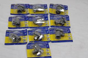 BrassCraft G2R17X CD 14 Turn Angle Valve for Wall Pipe - 12in FIP x 38in OD COMP (6-Pack)