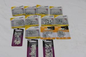 National Hardware Screw Eyes - Zinc-Plated 58 in & 1516 in - 14 Pcs Pack