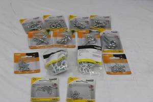 National Hardware Screw Eyes & Cup Hooks - Zinc-Plated Assortment (Multiple Packs)