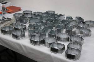 Metal Electrical Boxes - Galvanized Steel, Assorted Sizes, 43 Pieces Total