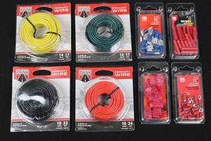 Road Power Primary Wire - Assorted Colors, 14-18 AWG, 17-33 ft (Lot of 4)