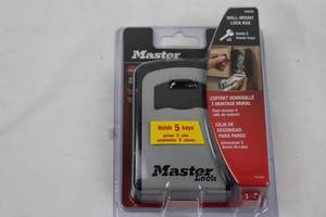 Master Lock 5401D Wall-Mount Lock Box - Holds 5 Keys