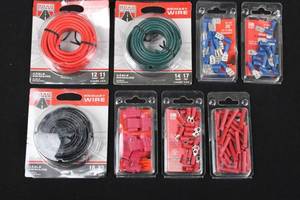 Road Power Primary Wire Set Red 12GA 11ft, Green 14GA 17ft & Gardner Bender Disconnects 20-143FM