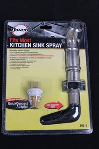 DANCO 89216 Kitchen Sink Spray With Brushed Nickel Finish & Quick-Connect Hose