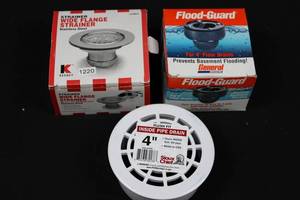 Keene 1220 Wide Flange Strainer Stainless Steel - Flood-Guard 4 Floor Drain