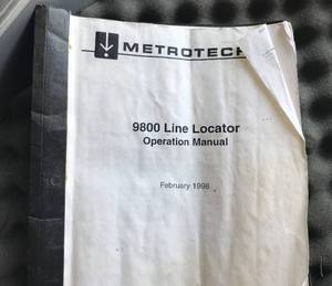 Metrotech 9890XT Utility Locator
