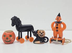 Nice Group of Old Vintage Halloween Items