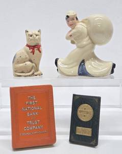 Group of Old Vintage Coin Banks
