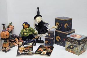 Large Group of Halloween Decorations
