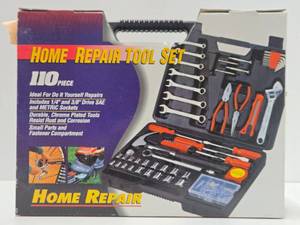 New in Box 110-Piece Home Repair Tool Set