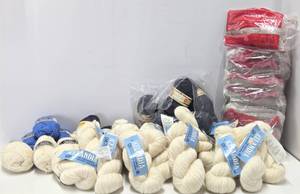 Group of Brand New Higher End Pure Wool Yarn