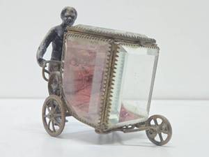 Outstanding Antique 1880s era Figural Jewelry Coffin&nbsp