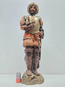 LARGE Vintage 1960s Conquistador Sculpture - Universal Statuary - 1967