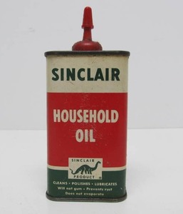 Vintage SINCLAIR Handy Oiler Advertising Oil Can