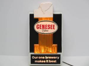 Working Vintage GENESEE Lighted Beer Sign