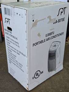New Unused SPT 8000 BTU Portable Air Conditioner