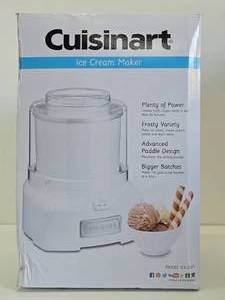 New Unused CUISINART Ice Cream Maker