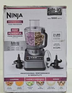 New Unused NINJA Professional Food Processor wAuto IQ