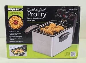 New Unused PRESTO ProFry Deep Fryer