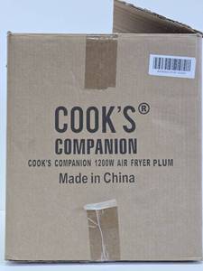New Unused COOKS 1200 watt Air Fryer - Plum