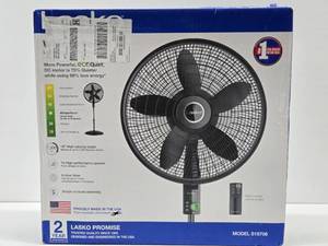 New Unused LASKO Whisper Force 18 Pedestal Fan