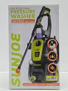 New Unused SUNJOE Electric Pressure Washer - 2050 PSI