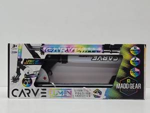 New Unused CARVE Lumen Light-Up Folding Scooter #2