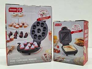Brand New Mini Cupcake Maker &amp Pocket Sandwich Maker