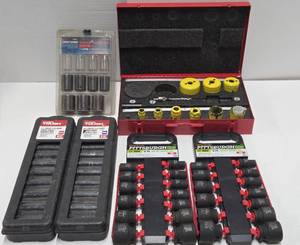 Group of New or Like New Tools - Sockets &amp Hole Saw Kit
