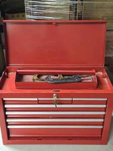 Metal Tool Chest Full of Good Tools #3