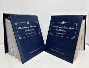 Complete 2-Volume US STATE QUARTER Album Set #1