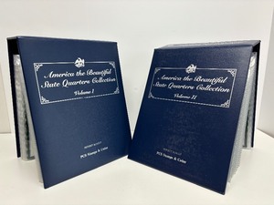 Complete 2-Volume US STATE QUARTER Album Set #2