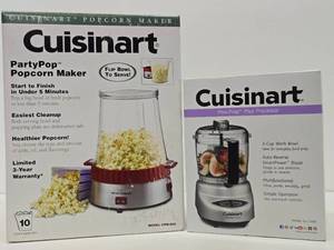 Brand New CUISINART PartyPop Popcorn Maker &amp Mini-Prep Food Processor&nbsp