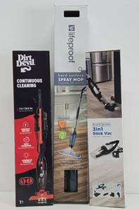 3 Brand New Stick Vacuums&nbsp